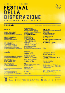 Programma Festival della Disperazione 2019
