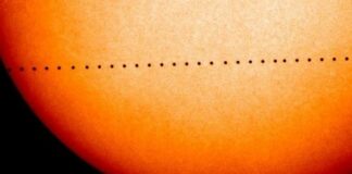 La “passeggiata” di Mercurio sul Sole