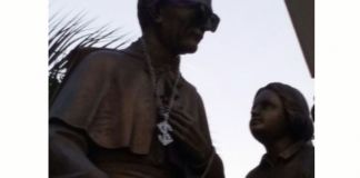 Atti vandalici alla statua di Sant’Annibale Maria di Francia