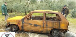 Rinvenute altre scocche d’auto in Contrada Terricciola