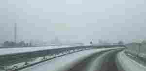 strada provinciale Andria Trani neve
