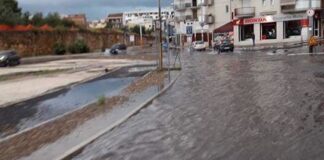 28mm di pioggia in undici ore sulla Città di Andria