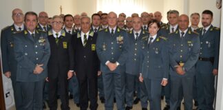 Guardia di Finanza: il Generale di Divisione Augelli in visita alla Compagnia di Andria