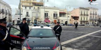 Violano le norme anticontagio, tre ragazzi beccati nel centro di Andria dai Carabinieri