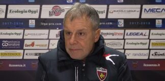Fidelis – Cosenza, Braglia: «Stiamo bene e vogliamo giocarci la partita»