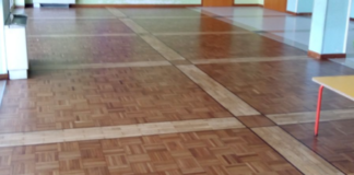 Completata la manutenzione del pavimento in parquet della Scuola d’Infanzia “Montessori”