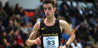 Francesco Fortunato cala il tris: è campione italiano assoluto di marcia indoor