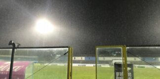Violenta grandinata si abbatte sulla città: circa 6mm di pioggia in mezz’ora
