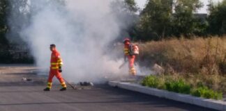 Rifiuti in fiamme nelle campagne andriesi: incendi nelle contrade Zagaria e Borduito