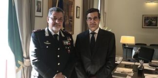 Il Prefetto Sensi riceve il nuovo Comandante della Legione Carabinieri Puglia