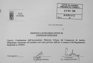 proposta di deliberazione