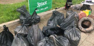 1000 chili di rifiuti raccolti da una trentina di cittadini per il clean up nella Zona Pip