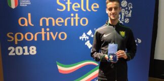 Gran Galà Coni, bronzo al Valore Atletico per Francesco Fortunato