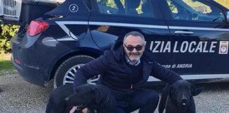 La Polizia Locale di Andria dotata di un’unità cinofila anti-droga