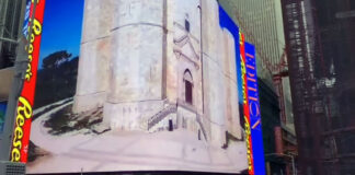 Castel del Monte entra nel cuore dell’America: immagini proiettate a Times Square
