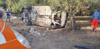 Scontro tra due auto sulla SP30 nei pressi di contrada Lama di Carro: due feriti