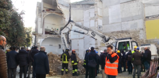 Crollo via Pisani, al via i lavori di rimozione delle macerie
