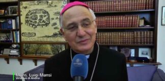 L’annuncio del Vescovo di Andria: «Variazione cromatica sulla Sacra Spina»