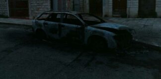 Auto in fiamme nella notte in piazza Sant’Agostino
