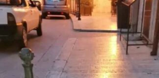 Lavaggio delle strade di Andria questa mattina, Bruno: «Invitiamo tutti a collaborare»