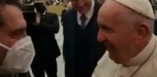 Don Sergio Di Nanni e gli auguri di Papa Francesco con un divertente siparietto: «44 anni? Sei vecchio»