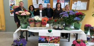 Fiori e beneficienza all’istituto “Colasanto” di Andria