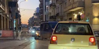 Già rimossa la rotatoria tra via Barletta e via Ferrucci, Colasuonno: «Abbiamo solo provato»