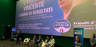 Il ministro Raffaele Fitto ad Andria per la convention di FdI: «Risultati del Governo sotto gli occhi di tutti»