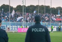 Il Questore di Brindisi notifica 13 Daspo a carico di altrettanti tifosi della Fidelis