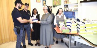 La Polizia di Stato recupera scarpe rubate e le dona alle Suore Betlemite di Andria