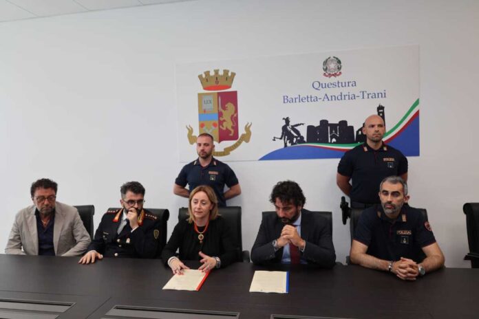 firma protocollo questura comune di andria bruno capogna fabbrocini