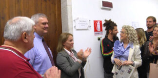 La sala di lettura della biblioteca “Ceci” intitolata a Michele Palumbo