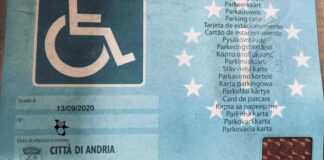 Pass per disabili scaduti o di parenti deceduti, ritirati 15 contrassegni ad Andria