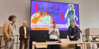 “La corsa di Miguel – lo sport è un mappamondo”, lo scorso 4 novembre al Liceo “Troya”