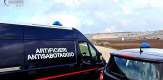 Più di 350 chili di materiale esplodente sequestrati a Minervino, in arresto due barlettani