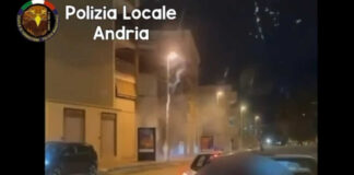 Fuochi d’artificio in via Bisceglie, autore individuato e sanzionato