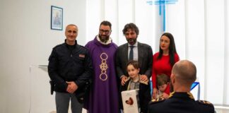 Messa di Precetto e consegna delle Uova Pasquali in Questura BAT