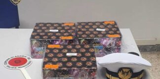 Un chilo e mezzo di fuochi d’artificio in un sottano del centro, denunciato un uomo