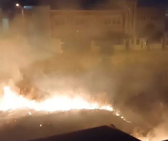 sterpaglie - fiamme