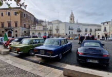 “Ruote nella Storia”, 50 equipaggi ad Andria per il tour con auto d’epoca dell’ACI Bari-BAT