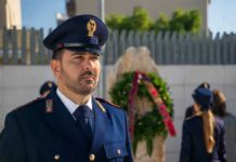Cerimonia di commemorazione dei Caduti della Polizia di Stato nell’atrio della Questura