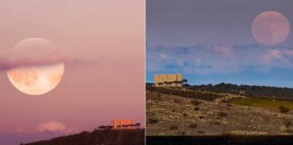 Castel del Monte esalta la “Superluna”, scatti suggestivi al maniero federiciano