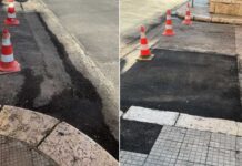 Strade, Grumo e Nespoli (Azione): «Rattoppi e manomissioni, città allo sbando»