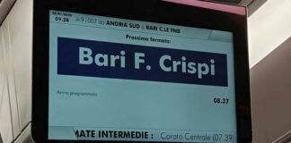 Treni in ritardo e altri cancellati senza comunicazioni sulla tratta Andria Sud-Bari Centrale