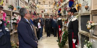 I Carabinieri ricordano il collega Antonio Lorusso, medaglia d’oro al valor militare