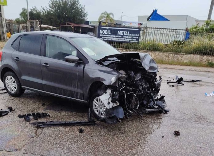 incidente sp2 auto distrutta