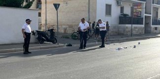 Incidente stradale in viale Orazio ad Andria: grave un centauro 17enne